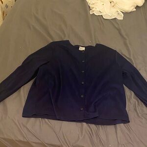 Divided Navy Pajama Top
